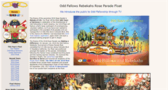 Desktop Screenshot of oddfellows-rebekahs-rosefloat.org